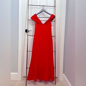Alice + Olivia Red Midi Dress | Size 2